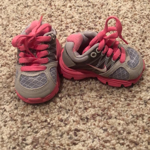 Nike Other - Baby Pink and Grey Nike Shoes